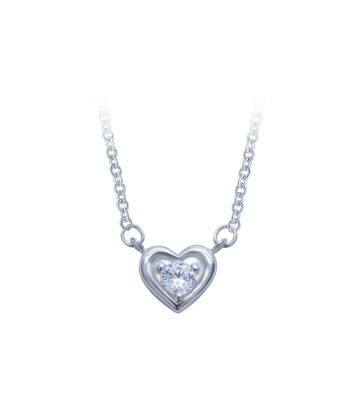 Heart Shaped Silver Necklace SPE-5440